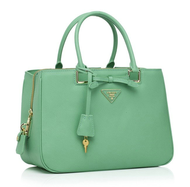 fake 2014 Prada saffiano calfskin tote BN2244 lake green